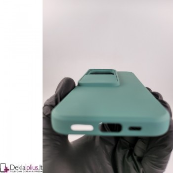 Švelnus guminis dėklas su kameros apsauga - žalias (Apple Iphone 14 Pro) Švelnus guminis dėklas su kameros apsauga - žalias (Apple Iphone 14 Pro)